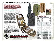 K9 Handler ROO M-FAK Product Information Sheet