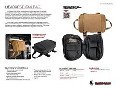 Headrest IFAK Bag - Product Information Sheet