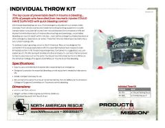 Individual Throw Kit - Product Information Sheet