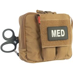 Rescue Task Force Chest Pouch Medical Kit - Coyote