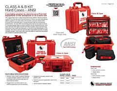 Class A and B Kit ANSI Hard Cases Product Information Sheet