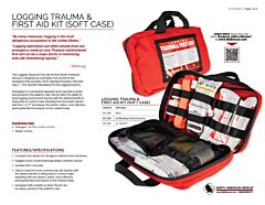 Logging First Aid Kit & Trauma - Soft Case - Product Information Sheet