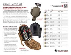 K9 Mini Medic Kit - Prod Information sheet