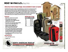 ROO Mini First Aid Kit (M-FAK LCL) - Bag Only - Product Information Sheet