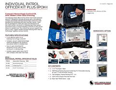 Individual Patrol Officer Kit Plus (IPOK+) - Product Information Sheet