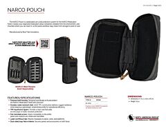 NARCO Pouch - Product Information Sheet