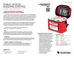 Public Access Bleeding Control 6-Pack - Vacuum Sealed - Product Information Sheet