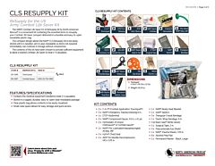 Army CLS ReSupply Kit Product Information Sheet
