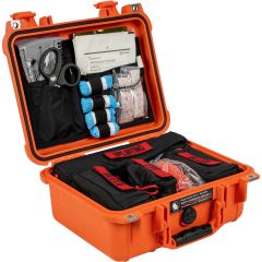 Range Trauma Aid Kit - Hard Case - open right facing
