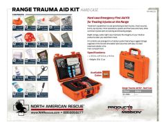 Range Trauma Aid Kit - Hard Case - Product Information Sheet