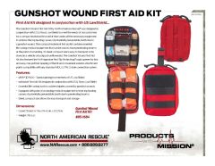 Gunshot Wound First Aid Kit Product Information Sheet