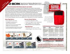 D-BCRK Department of Defense Bleeding Control Response Kits Product Information Sheet