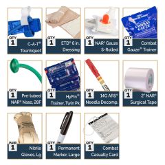 TCCC IFAK Skills Kit - All Combatant ReSupply Kit