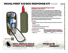 Naval First Aid Box Response Kit - Trainer - Product Information Sheet