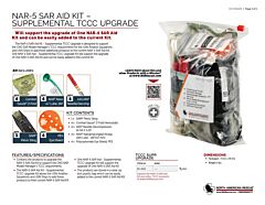 NAR-5 SAR Aid Kit – Supplemental TCCC Upgrade - Product Information Sheet
