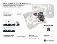 Medication Administration Kit - Product Information Sheet