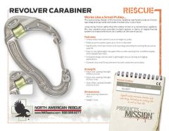 Revolver Carabiner Product Information Sheet
