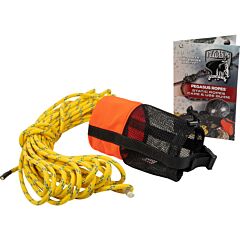 50 ft Throw Bag - rope, Throw Bag and guide arranged together