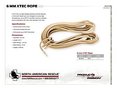 6 mm XTec Rope - Product Information Sheet