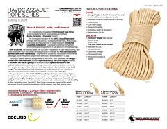 8MM Havoc Assault Rope - Product Information Sheet