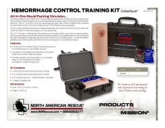 Hemorrhage Control Training Kit - CombatGauze Product Information Sheet
