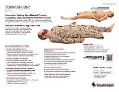 TechLine Trauma TOMManikin - Blast - Product Information Sheet