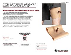 Techline Trauma Wearable Impaled Object Wound - Product Information Sheet