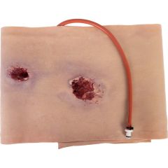 WEARABLE LEG WOUND SIMULATOR - GSW -front