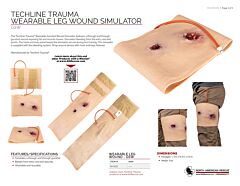 Wearable GSW Leg Wound Sim - Prod Info Sheet