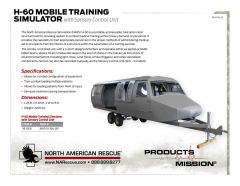 H-60 Mobile Training Simulator w/ Sensory Control Unit - Product Information Sheet