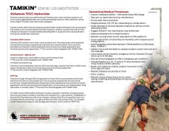 TAMIkin Simulator - GSW w/ Leg Amputation - Product Information Sheet