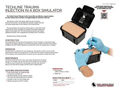 Injection in a Box Simulator - Product Information Sheet