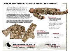 Breakaway Medical Simulation Uniform Set - OCP- Product Information Sheet