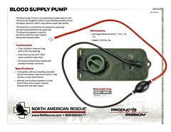 Blood Supply Pump - Product Information Sheet