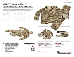 Breakaway Medical Simulation Uniform Set - Product Information Sheet
