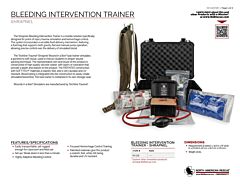 Bleeding Intervention Trainer - Shrapnel - Product Information Sheet