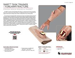 SMRT Task Trainer - Forearm Fracture - Product Information Sheet