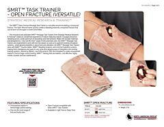 SMRT Task Trainer - Open Fracture (Versatile Placement) - Product Information Sheet