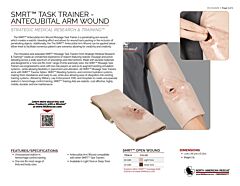 SMRT Task Trainer - Antecubital Arm Wound - Product Information Sheet