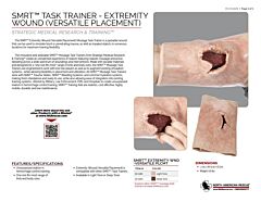 SMRT Task Trainer - Extremity Wound (Versatile Placement) - Product Information Sheet