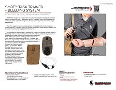 SMRT Task Trainer - Bleeding System - Product Information Sheet