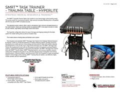 SMRT Task Trainer - Trauma Table - Hyperlite - Product Information Sheet