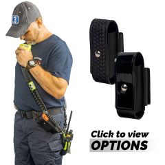 Leather C-A-T Holders with Radio Strap Attachment