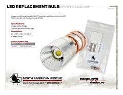 ENT Pocket Exam Light - LED Replacement Bulb - Product Information Sheet