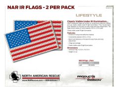 NAR Infared Flags (2 per pack) Full Color - Product Information Sheet