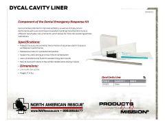 Dycal Cavity Liner - Product Information Sheet
