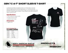 Gen 7 C-A-T® Short Sleeve T-Shirt - Product Information Sheet