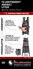 T3 Lightweight Assault Litter - Instructions for Use