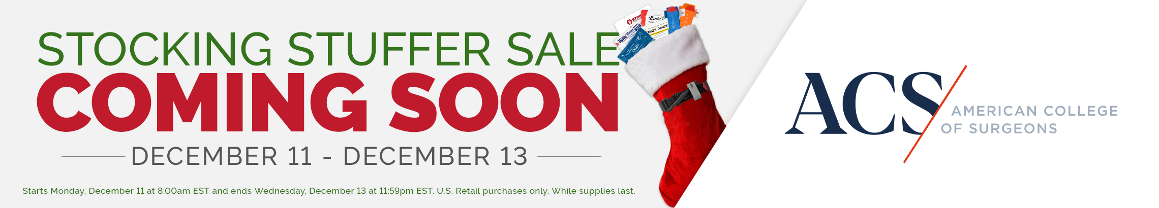 ACS Stocking Stuffer 2023 Sale