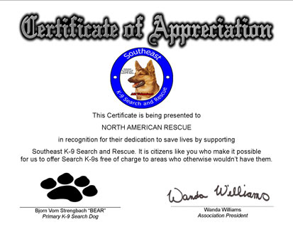 Canine Cert